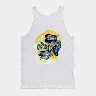 Mussels watercolor Tank Top